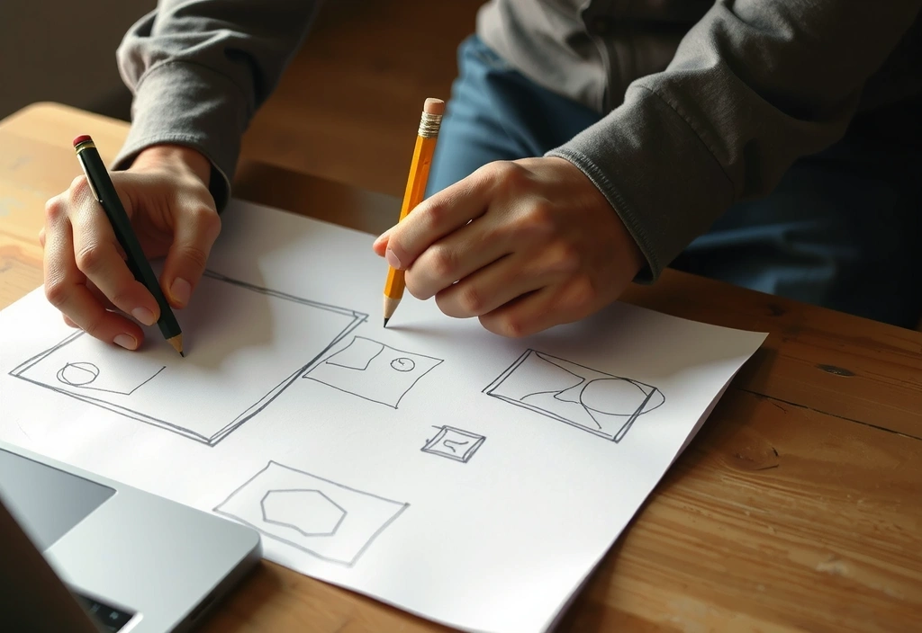 Ruční skicování konceptu